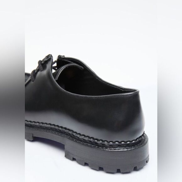 NWT YSL Yves Saint Laurent Black Leather Pony hair Loafers Size EU45 main image 15